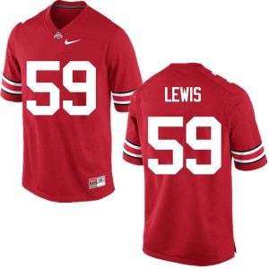 NCAA Ohio State Buckeyes Men's #59 Tyquan Lewis Red Nike Football College Jersey DJD7745WN